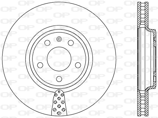 OPEN PARTS Bremžu diski BDR2412.20